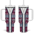 Sea Eagles Rugby Christmas Tumbler With Handle Aboriginal Seamless Cardigan Inspired
