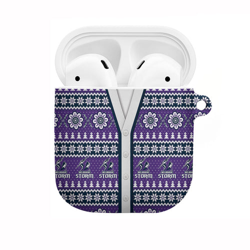 Storm Rugby Christmas AirPods Case Aboriginal Seamless Cardigan Inspired