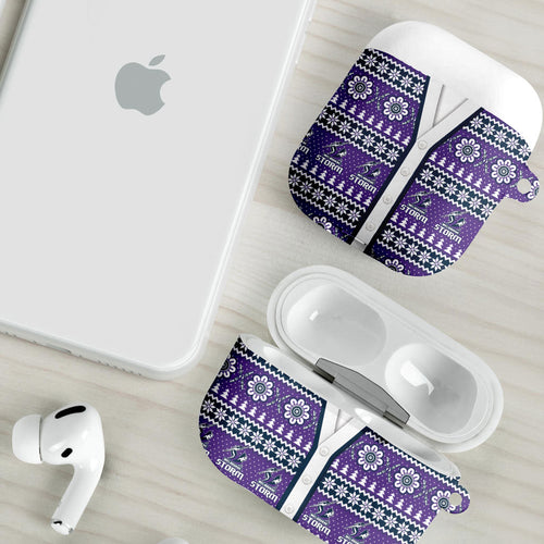Storm Rugby Christmas AirPods Case Aboriginal Seamless Cardigan Inspired