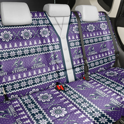 Storm Rugby Christmas Back Car Seat Cover Aboriginal Seamless Cardigan Inspired
