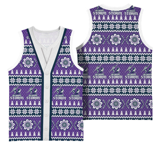 Storm Rugby Christmas Basketball Jersey Aboriginal Seamless Cardigan Inspired