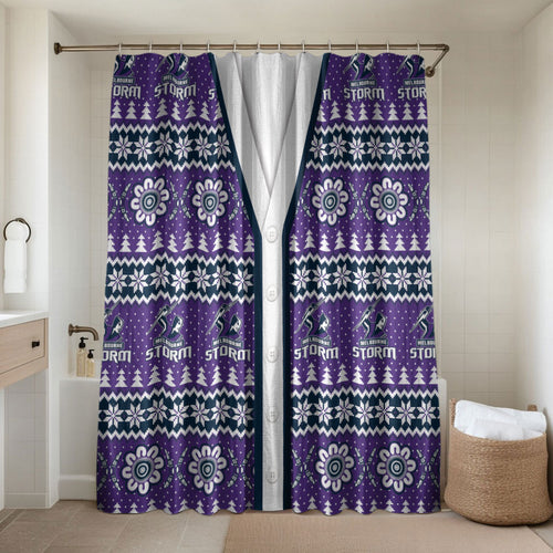 Storm Rugby Christmas Bathroom Set Aboriginal Seamless Cardigan Inspired