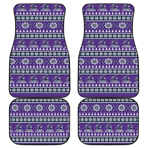 Storm Rugby Christmas Car Mats Aboriginal Seamless Cardigan Inspired