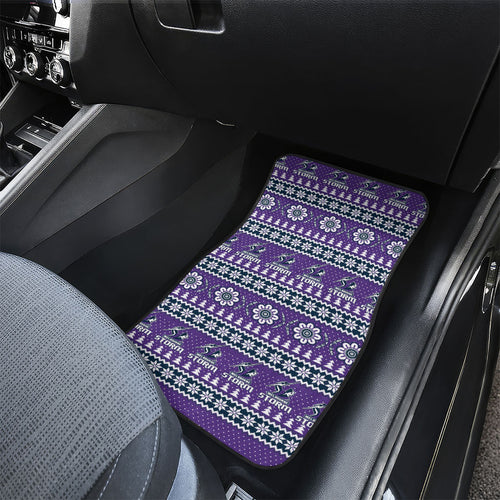 Storm Rugby Christmas Car Mats Aboriginal Seamless Cardigan Inspired
