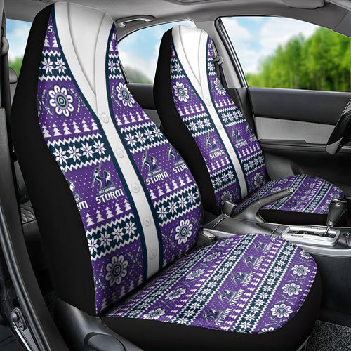Storm Rugby Christmas Car Seat Cover Aboriginal Seamless Cardigan Inspired