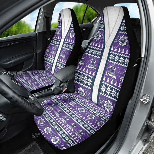 Storm Rugby Christmas Car Seat Cover Aboriginal Seamless Cardigan Inspired