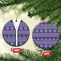 Storm Rugby Christmas Ceramic Ornament Aboriginal Seamless Cardigan Inspired