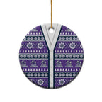Storm Rugby Christmas Ceramic Ornament Aboriginal Seamless Cardigan Inspired