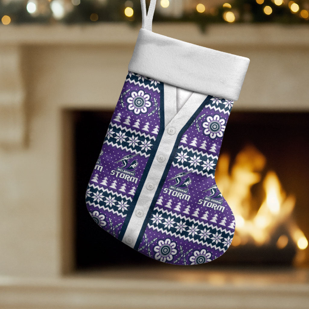 Storm Rugby Christmas Stocking Aboriginal Seamless Cardigan Inspired