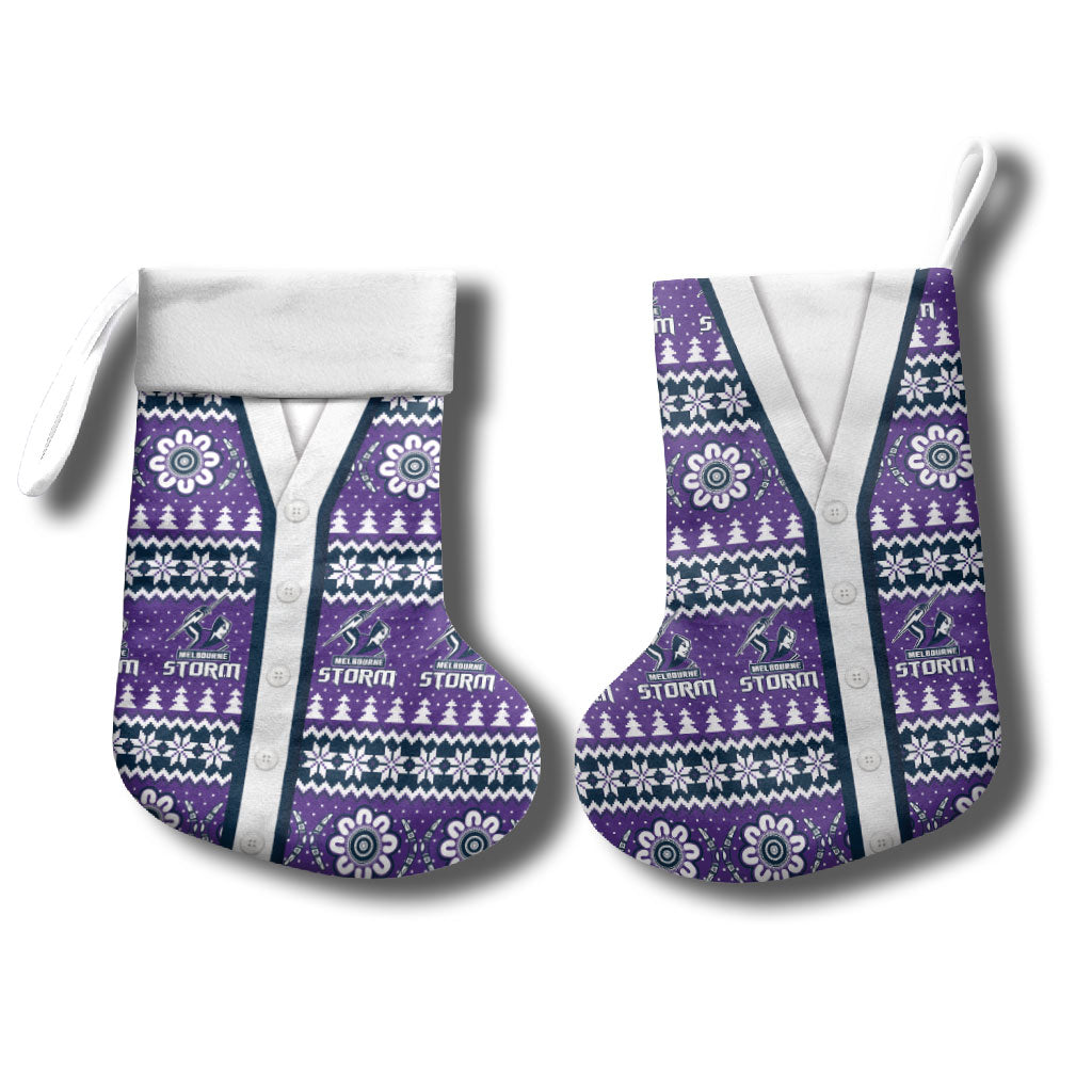 Storm Rugby Christmas Stocking Aboriginal Seamless Cardigan Inspired