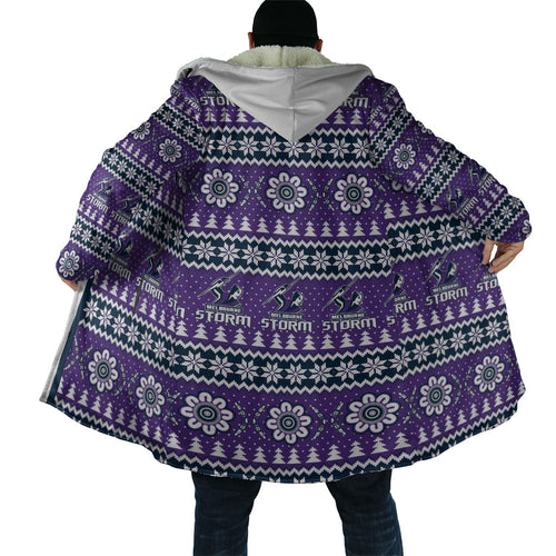 Storm Rugby Christmas Cloak Aboriginal Seamless Cardigan Inspired