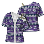 Storm Rugby Christmas Cross Shoulder Shirt Aboriginal Seamless Cardigan Inspired