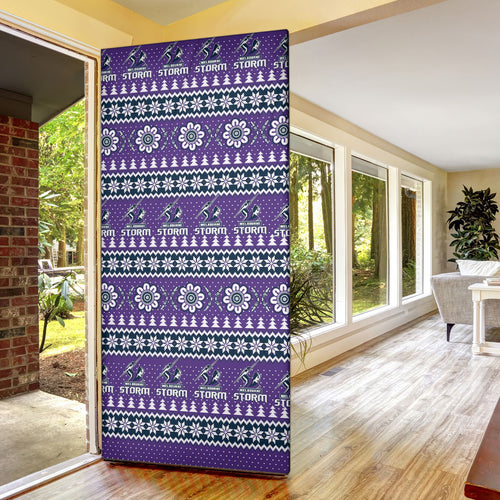 Storm Rugby Christmas Door Cover Aboriginal Seamless Cardigan Inspired