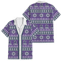 Storm Rugby Christmas Family Matching Short Sleeve Bodycon Dress and Hawaiian Shirt Aboriginal Seamless Cardigan Inspired