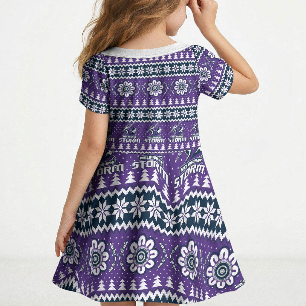 Storm Rugby Christmas Kid Short Sleeve Dress Aboriginal Seamless Cardigan Inspired