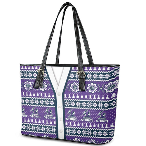 Storm Rugby Christmas Leather Tote Bag Aboriginal Seamless Cardigan Inspired
