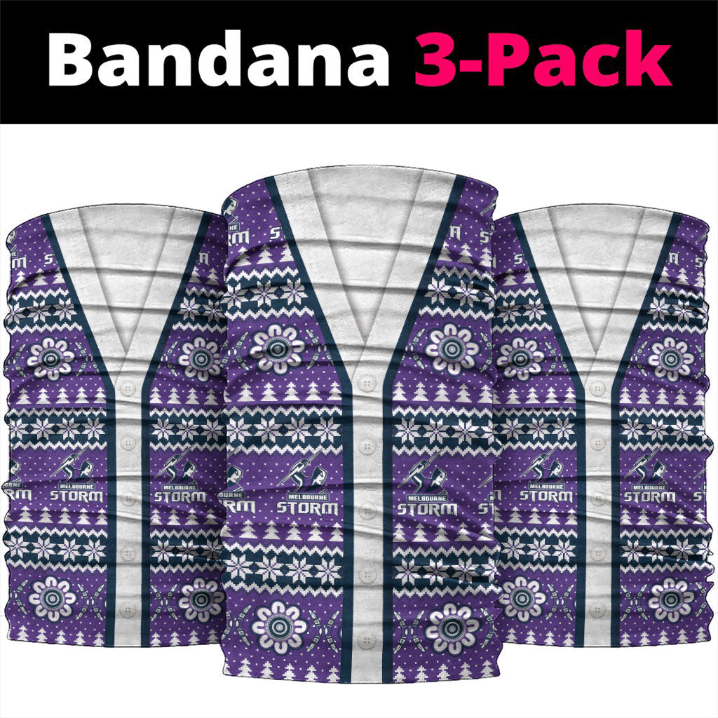 Storm Rugby Christmas Neck Gaiter Aboriginal Seamless Cardigan Inspired