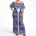 Storm Rugby Christmas Off Shoulder Maxi Dress Aboriginal Seamless Cardigan Inspired