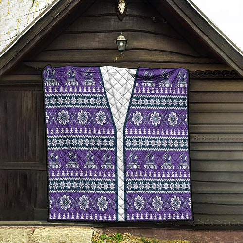 Storm Rugby Christmas Quilt Aboriginal Seamless Cardigan Inspired