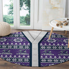 Storm Rugby Christmas Round Carpet Aboriginal Seamless Cardigan Inspired