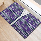 Storm Rugby Christmas Rubber Doormat Aboriginal Seamless Cardigan Inspired