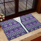 Storm Rugby Christmas Rubber Doormat Aboriginal Seamless Cardigan Inspired