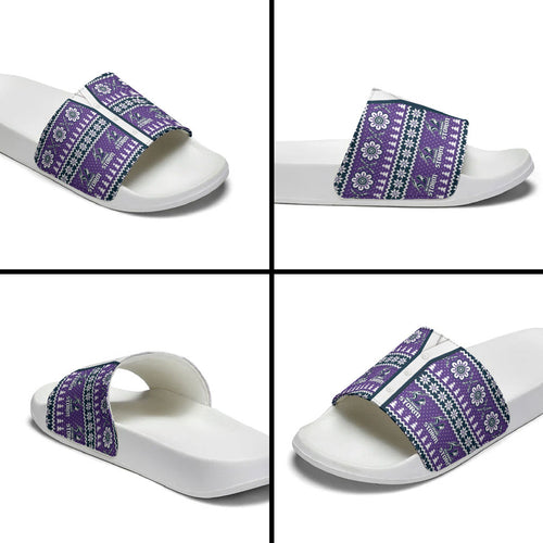 Storm Rugby Christmas Slide Sandals Aboriginal Seamless Cardigan Inspired