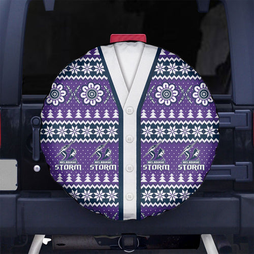 Storm Rugby Christmas Spare Tire Cover Aboriginal Seamless Cardigan Inspired