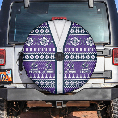 Storm Rugby Christmas Spare Tire Cover Aboriginal Seamless Cardigan Inspired