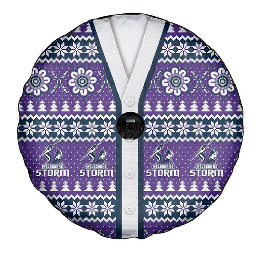 Storm Rugby Christmas Spare Tire Cover Aboriginal Seamless Cardigan Inspired