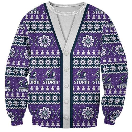Storm Rugby Christmas Sweatshirt Aboriginal Seamless Cardigan Inspired