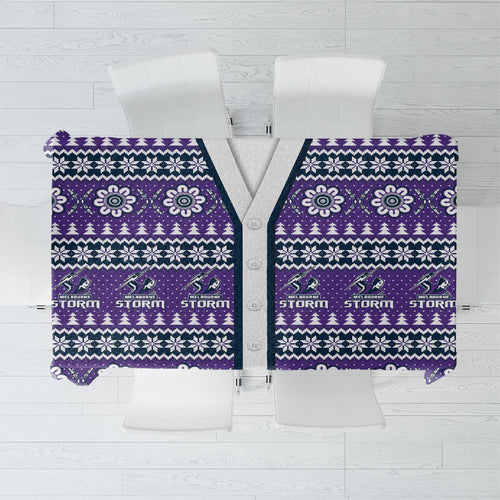 Storm Rugby Christmas Tablecloth Aboriginal Seamless Cardigan Inspired