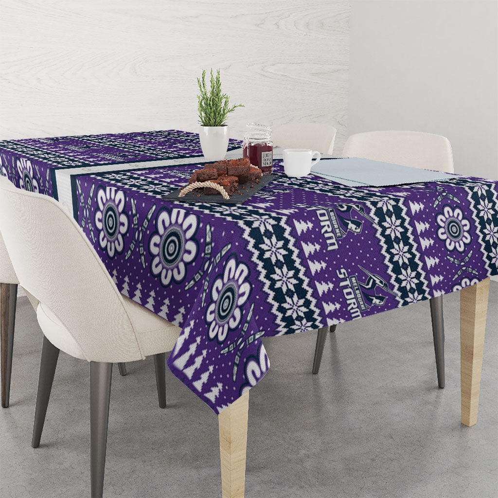Storm Rugby Christmas Tablecloth Aboriginal Seamless Cardigan Inspired