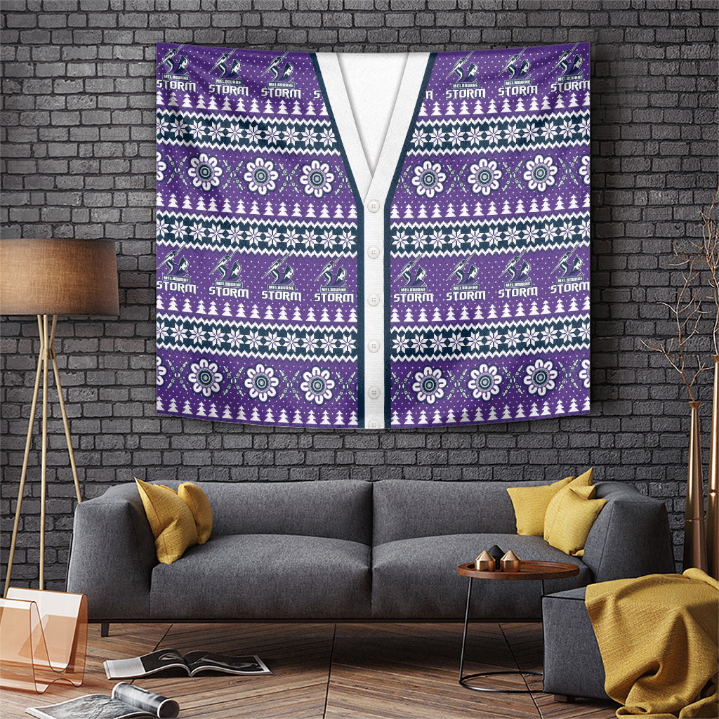 Storm Rugby Christmas Tapestry Aboriginal Seamless Cardigan Inspired