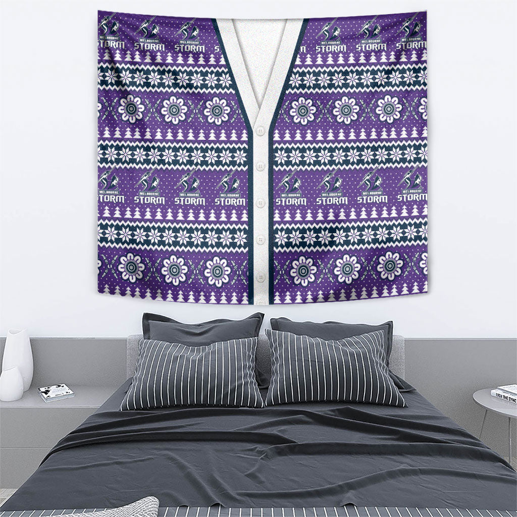 Storm Rugby Christmas Tapestry Aboriginal Seamless Cardigan Inspired