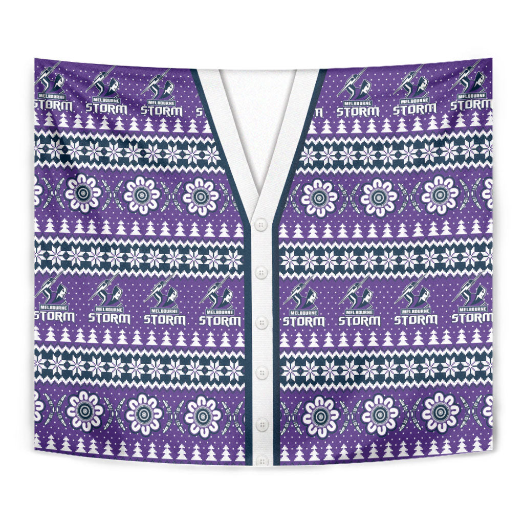 Storm Rugby Christmas Tapestry Aboriginal Seamless Cardigan Inspired