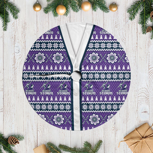Storm Rugby Christmas Tree Skirt Aboriginal Seamless Cardigan Inspired