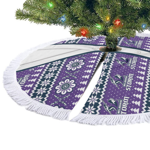 Storm Rugby Christmas Tree Skirt Aboriginal Seamless Cardigan Inspired
