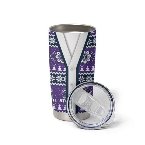 Storm Rugby Christmas Tumbler Cup Aboriginal Seamless Cardigan Inspired