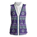Storm Rugby Christmas Women Sleeveless Polo Shirt Aboriginal Seamless Cardigan Inspired