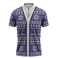 Storm Rugby Christmas Zipper Polo Shirt Aboriginal Seamless Cardigan Inspired