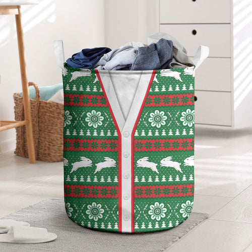 Rabbitohs Rugby Christmas Laundry Basket Aboriginal Seamless Cardigan Inspired