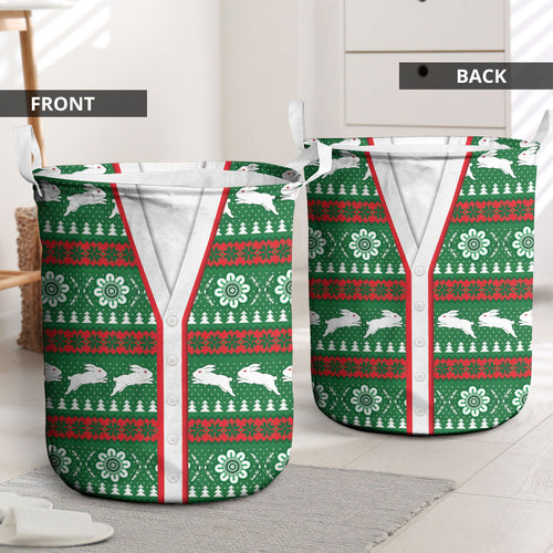 Rabbitohs Rugby Christmas Laundry Basket Aboriginal Seamless Cardigan Inspired