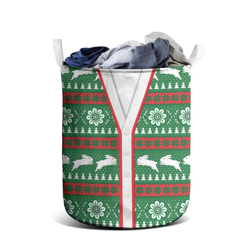 Rabbitohs Rugby Christmas Laundry Basket Aboriginal Seamless Cardigan Inspired
