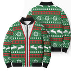 Rabbitohs Rugby Christmas Bomber Puffer Jacket Aboriginal Seamless Cardigan Inspired