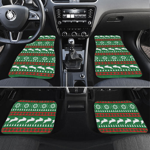 Rabbitohs Rugby Christmas Car Mats Aboriginal Seamless Cardigan Inspired