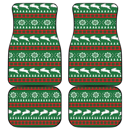 Rabbitohs Rugby Christmas Car Mats Aboriginal Seamless Cardigan Inspired