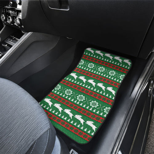 Rabbitohs Rugby Christmas Car Mats Aboriginal Seamless Cardigan Inspired