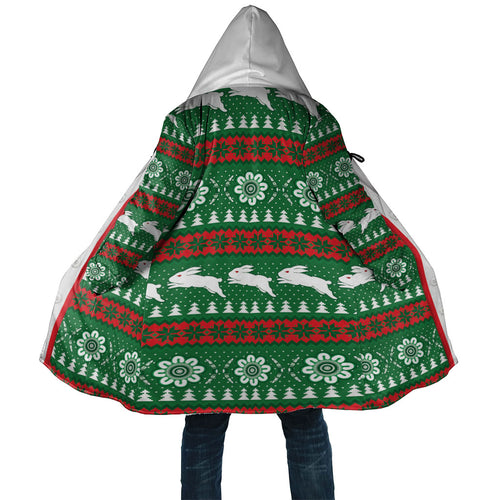 Rabbitohs Rugby Christmas Cloak Aboriginal Seamless Cardigan Inspired