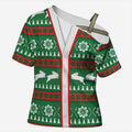 Rabbitohs Rugby Christmas Cross Shoulder Shirt Aboriginal Seamless Cardigan Inspired